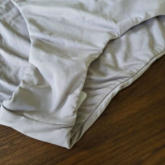 Andie Cheeky Swim Bottoms Women's Large Stone Gray Lined Summer Beach Preppy - Picture 2 of 5